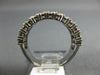 ESTATE WIDE 2.18CT DIAMOND 14K WHITE GOLD SEMI ETERNITY WEDDING ANNIVERSARY RING