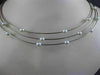 ESTATE 14KT WHITE GOLD SOUTH SEA PEARL BY THE YARD ITALIAN CHOKER NECKLACE 22805