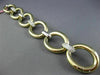 ESTATE WIDE LONG 1.50CT DIAMOND 14K WHITE & YELLOW GOLD 3D CLASSIC OVAL BRACELET