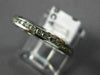 ESTATE .38CT DIAMOND 14KT WHITE GOLD 3D CLASSIC CHANNEL ANNIVERSARY RING #18944