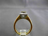 ESTATE .58CT DIAMOND 18KT WHITE & YELLOW GOLD PRINCESS CUT ENGAGEMENT RING #1273