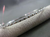ESTATE .55CT DIAMOND 18KT WHITE GOLD 3D ETOILE CLASSIC 2mm BANGLE BRACELET