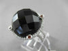 ESTATE MASSIVE 31.89CT DIAMOND & AAA SMOKY TOPAZ 14K WHITE GOLD DOME SHAPE RING