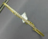 ESTATE .38CT DIAMOND 18K YELLOW GOLD CLASSIC BAR FLEXIBLE LOVE BANGLE BRACELET