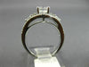 GIA CERTIFIED 1.25CT ROUND & BAGUETTE DIAMOND 14K WHITE GOLD 3D ENGAGEMENT RING