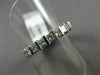 ESTATE 2.20CT PRINCESS DIAMOND 14KT WHITE GOLD 3D ETERNITY ANNIVERSARY RING 2591