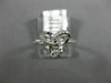 ESTATE .12CT DIAMOND 14KT WHITE GOLD 3D FLOWER LOVE KNOT FUN FRIENDSHIP RING