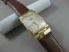ANTIQUE 14K YELLOW GOLD RECTANGULAR LONGINES MENS WATCH SIMPLY AMAZING! #19865
