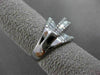ESTATE LARGE 3.08CT ROUND & BAGUETTE DIAMOND 18KT WHITE GOLD MULTI ROW DOME RING