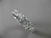 ESTATE 4.50CT DIAMOND 14K WHITE GOLD ETERNITY WEDDING ANNIVERSARY RING #21955