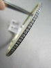 ANTIQUE 3MM .88CT DIAMOND 14KT BLACK & YELLOW GOLD BANGLE ONE OF A KIND AMAZING