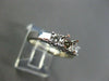 ESTATE .40CT DIAMOND 14KT W PAST PRESENT FUTURE SEMI MOUNT ENGAGEMENT RING #432