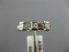 .75CT DIAMOND 14KT WHITE GOLD PRINCESS & BAGUETTE WEDDING ANNIVERSARY RING #1197