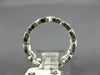 ANTIQUE 1.60CT DIAMOND 14K WHITE GOLD INFINITY FISHTAIL WEAVE ETERNITY RING #335