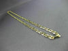 ESTATE 14KT YELLOW GOLD CLASSIC SOLID MARINER MENS NECKLACE CHAIN 16" #22481