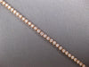 ESTATE 1.0CT DIAMOND 14KT ROSE GOLD 3D CLASSIC 2MM LOVE TENNIS BRACELET