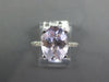 3.84CT DIAMOND & AAA LIGHT AMETHYST 14KT WHITE GOLD OVAL & ROUND FRIENDSHIP RING