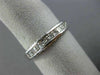 ESTATE .94CT ROUND & PRINCESS DIAMOND 14KT WHITE GOLD 3D ANNIVERSARY RING #1176