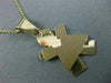 ESTATE 14KT YELLOW GOLD HANDCRAFTED BABY GIRL ENGRAVABLE FLOATING PENDANT #25208