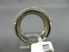 ESTATE LARGE 2.0CT DIAMOND 14K WHITE GOLD 3D PAVE SEMI ETERNITY ANNIVERSARY RING