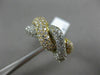 ESTATE 2.06CT ROUND DIAMOND 18KT WHITE & YELLOW GOLD 3D LOVE KNOT INFINITY RING