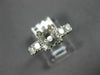 ANTIQUE .55CT DIAMOND PLATINUM 3D ROUND FISHTAIL SEMI MOUNT ENGAGEMENT #21989