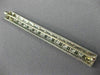 ANTIQUE LONG .50CT DIAMOND PLATINUM 3D OPEN RECTANGULAR FILIGREE PIN BROOCH