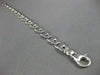 ESTATE WIDE 14KT WHITE GOLD SOLID HANDCRAFTED ITALIAN CLASSIC BRACELET #22778