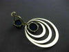 ESTATE LARGE 15CT AAA AMETHYST 14KT YELLOW GOLD MULTI CIRCULAR HANGING EARRINGS