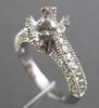 ESTATE .70CT DIAMOND 14K WHITE GOLD 3D FILIGREE SEMI MOUNT ENGAGEMENT RING 19360