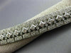 ESTATE WIDE & LONG 4.62CT DIAMOND 14KT WHITE GOLD 3D ETOILE FILIGREE BRACELET