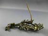 ANTIQUE LARGE 5CT OLD MINE CUT DIAMOND 18KT WHITE GOLD FLOWER PIN BROOCH #20614