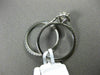 ESTATE 1.42CT ROUND & OVAL DIAMOND 14K WHITE GOLD 3D ENGAGEMENT WEDDING RING SET