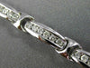 ESTATE 1.75CT DIAMOND 18KT WHITE GOLD 3D CLASSIC 6 STONE CHANNEL TENNIS BRACELET
