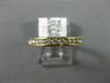 ESTATE .33CT DIAMOND 14KT YELLOW GOLD 3D CHANNEL COMFORT FIT ANNIVERSARY RING