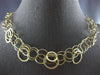 ESTATE 14KT YELLOW GOLD 3D MULTI CIRCULAR DOUBLE STRAND FUN LOVE NECKLACE #27921