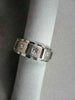 WIDE 7mm HAND CRAFTED .45CT F VVS DIAMOND 14KT WHITE GOLD MENS WEDDING BAND !!!!