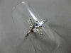 ESTATE WIDE .95CT DIAMOND MARQUISE 14K WHITE GOLD 3 STONE ENGAGEMENT RING #22182