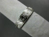 ANTIQUE 14KT WHITE GOLD 3D FLORAL CLASSIC FILIGREE MILGRAIN WEDDING RING #1056
