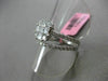ESTATE 1.32CT ROUND & PRINCESS DIAMOND 18KT WHITE GOLD CLUSTER ENGAGEMENT RING