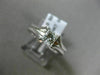 ESTATE .50CT PRINCESS DIAMOND 14KT WHITE GOLD CLASSIC SOLITAIRE ENGAGEMENT RING