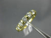 ESTATE .85CT DIAMOND 14KT YELLOW GOLD 5 STONE CHANNEL ANNIVERSARY RING #17425