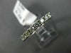 ESTATE .53CT DIAMOND 14KT WHITE GOLD SEMI ETERNITY WEDDING ANNIVERSARY RING #362