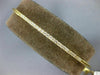 ESTATE .38CT DIAMOND 18K YELLOW GOLD CLASSIC BAR FLEXIBLE LOVE BANGLE BRACELET