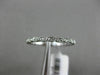 ESTATE .10CT DIAMOND 14KT WHITE GOLD FILIGREE ETERNITY WEDDING ANNIVERSARY RING