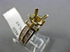1CT DIAMOND PLATINUM & 18KT YELLOW GOLD 3D INVISIBLE SEMI MOUNT ENGAGEMENT RING