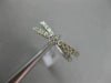 ESTATE .74CT DIAMOND 18KT WHITE & YELLOW GOLD CLASSIC SEMI ETERNITY X LOVE RING