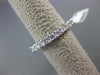 ESTATE 1.20CT DIAMOND 14KT WHITE GOLD ETERNITY WEDDING ANNIVERSARY RING #22085