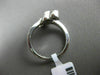 ESTATE WIDE 1CT ROUND DIAMOND 14KT WHITE GOLD 3D PAST PRESENT FUTURE LOVE RING