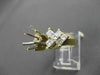 ESTATE LARGE 1.65CT DIAMOND 14KT TWO TONE GOLD SEMI MOUNT ENGAGEMENT RING #18016